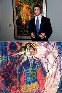 明星网红抽象画图片,艺术与潮流的跨界碰撞